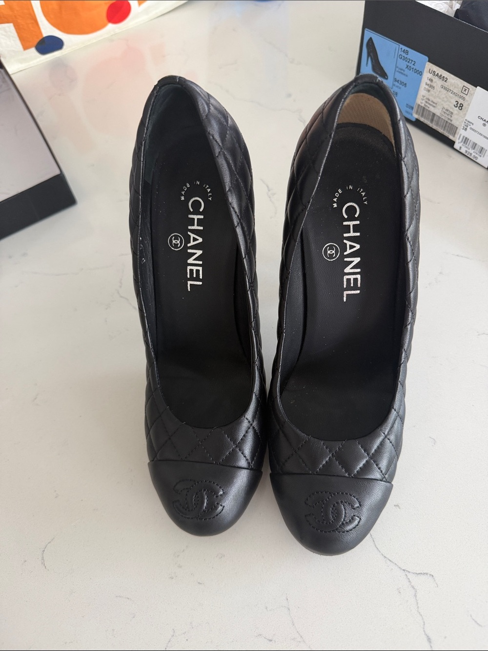 CHANEL Black Heels